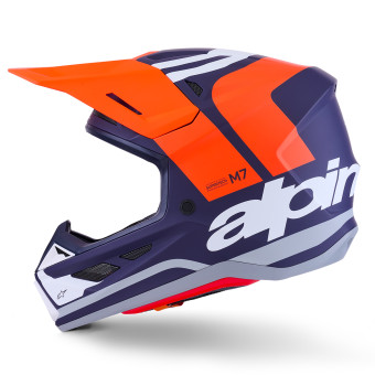 Alpinestars S-M7 Core Arancione Blu Opaco