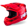 Casque Cross Alpinestars S-M7 Core Rosso Lucido