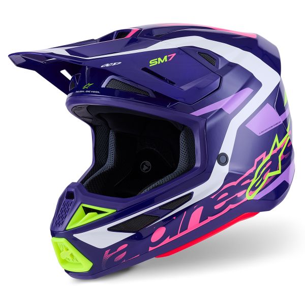 Cross Alpinestars S-M7 Deed Viola Rosa Lucido Cross Alpinestars S-M7 Deed Viola Rosa Lucido