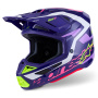 Casque Cross Alpinestars S-M7 Deed Viola Rosa Lucido