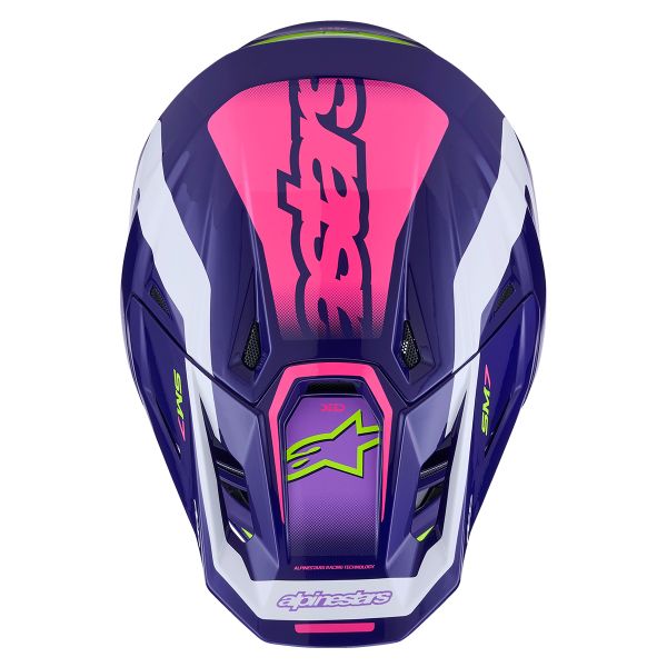 Alpinestars S-M7 Deed Viola Rosa Lucido