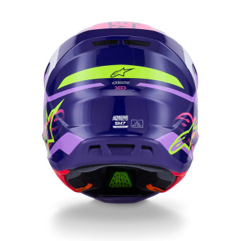 Alpinestars S-M7 Deed Viola Rosa Lucido