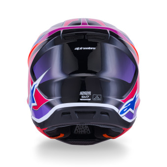 Alpinestars S-M7 Fusibile Blu Viola Rosa Lucido