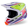 Casque Cross Alpinestars S-M7 Fusibile Giallo Fluo Viola Lucido