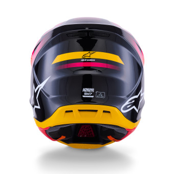 Alpinestars S-M7 Aumento Nero Giallo Rosa Lucido