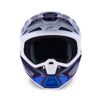 Alpinestars S-M7 Blu Bianco Lucido
