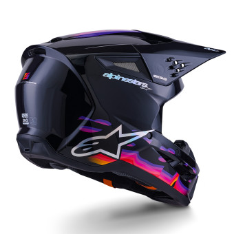 Alpinestars S-M7 Nero solido lucido