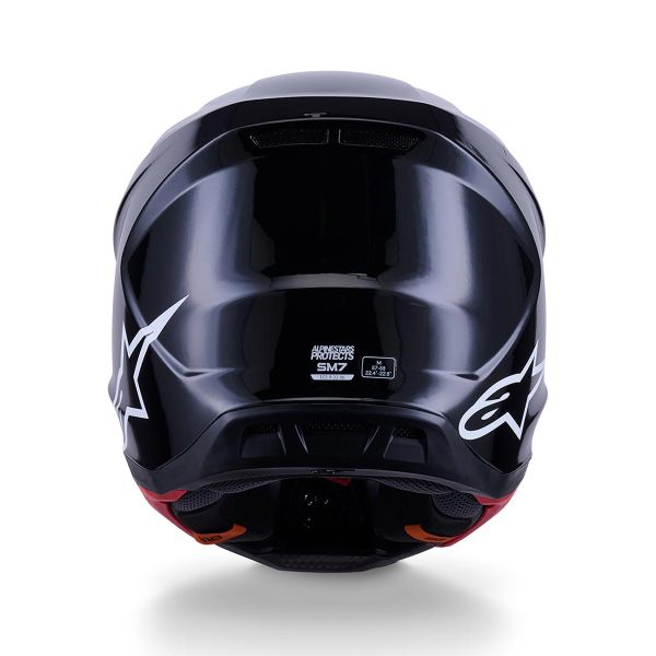 Alpinestars S-M7 Nero solido lucido