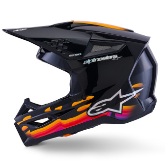 Alpinestars S-M7 Nero solido lucido
