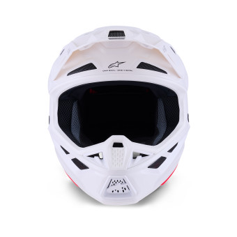 Alpinestars S-M7 Bianco solido lucido