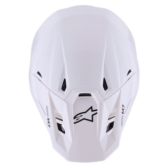 Alpinestars S-M7 Bianco solido lucido