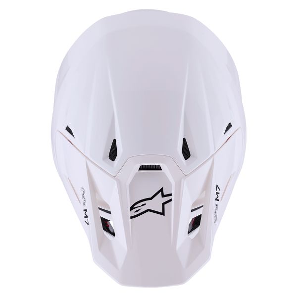 Alpinestars S-M7 Bianco solido lucido
