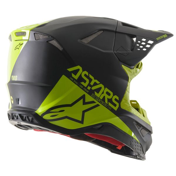 Alpinestars S-M8 Echo Black Yellow Fluo