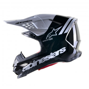 Alpinestars S-M8 Radium 2 Black White