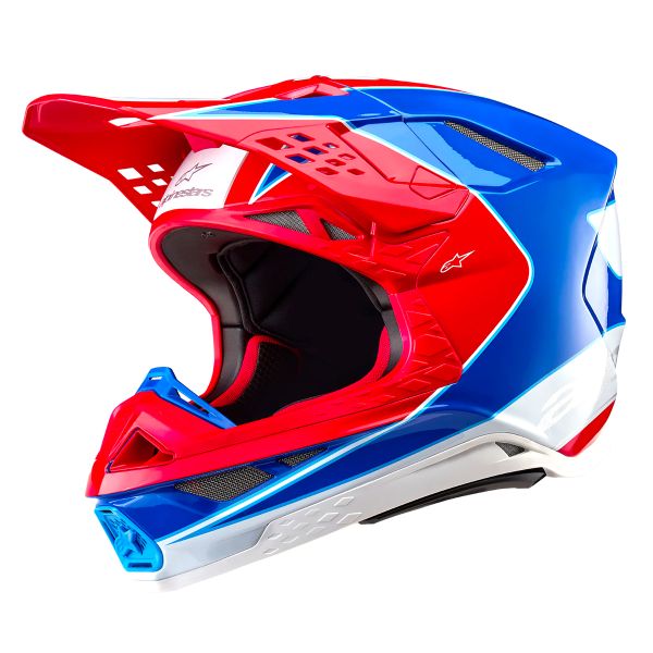 Cross Alpinestars Supertech S-M10 Aeon rosso brillante blu