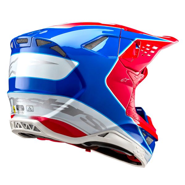 Alpinestars Supertech S-M10 Aeon rosso brillante blu