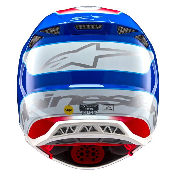 Alpinestars Supertech S-M10 Aeon rosso brillante blu