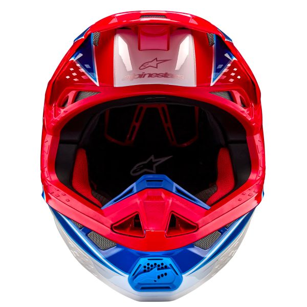Alpinestars Supertech S-M10 Aeon rosso brillante blu