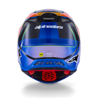 Alpinestars Supertech S-M10 Era Blu Rosso Giallo Fluo Lucido