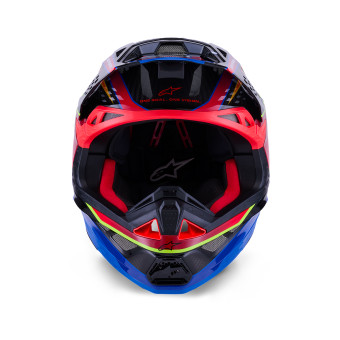 Alpinestars Supertech S-M10 Era Blu Rosso Giallo Fluo Lucido