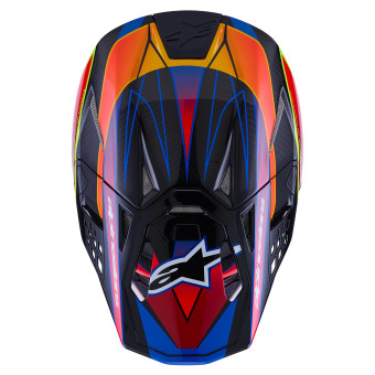 Alpinestars Supertech S-M10 Era Blu Rosso Giallo Fluo Lucido