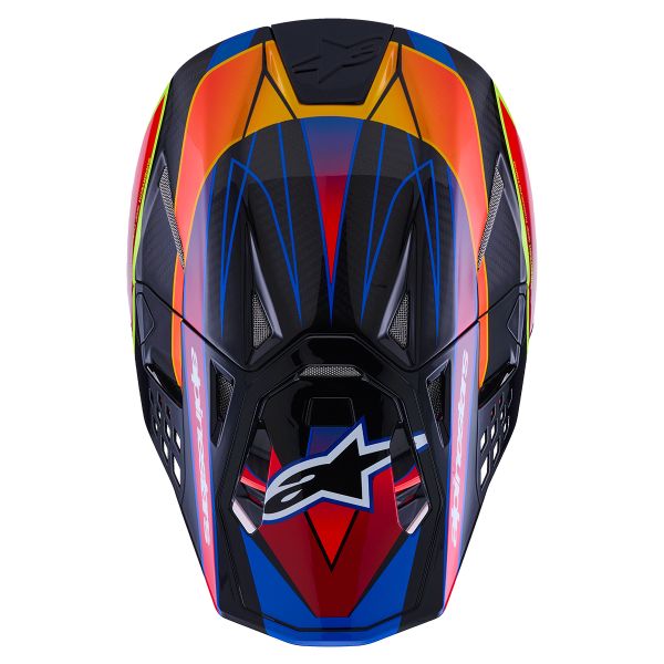 Alpinestars Supertech S-M10 Era Blu Rosso Giallo Fluo Lucido