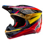 Casque Cross Alpinestars Supertech S-M10 Era Oro Giallo Rio Rosso