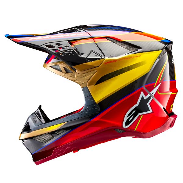 Alpinestars Supertech S-M10 Era Oro Giallo Rio Rosso