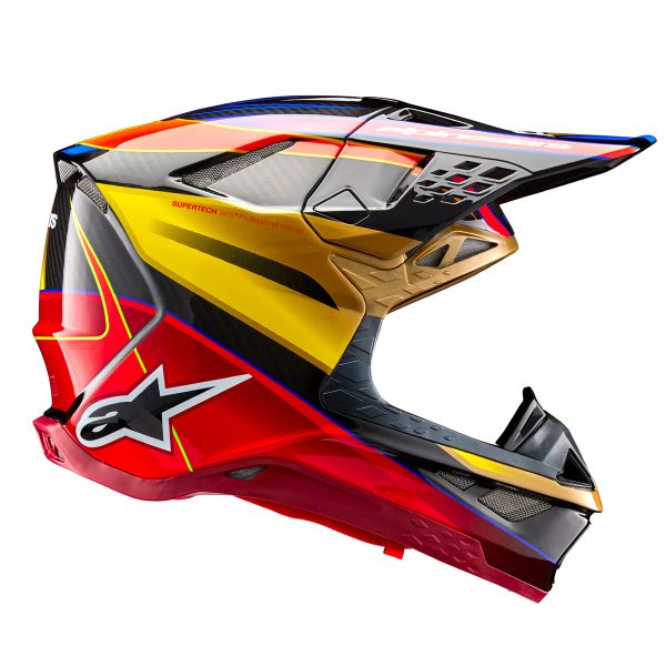 Alpinestars Supertech S-M10 Era Oro Giallo Rio Rosso