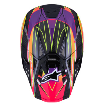 Alpinestars Supertech S-M10 Era Rosa Viola Giallo Fluo Lucido