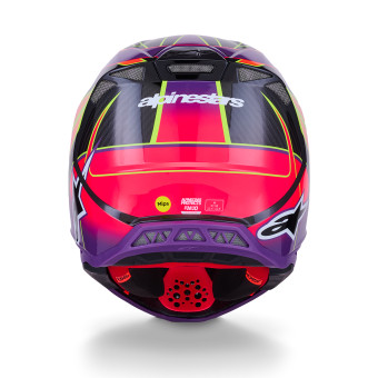 Alpinestars Supertech S-M10 Era Rosa Viola Giallo Fluo Lucido