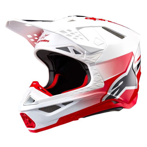 Cross Alpinestars Supertech S-M10 Unite Rosso Bianco