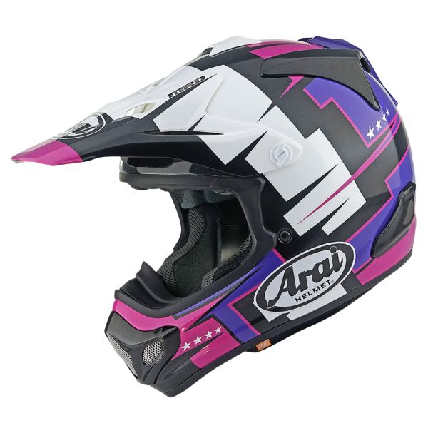 Cross Arai MX-V Evo Battle Purple