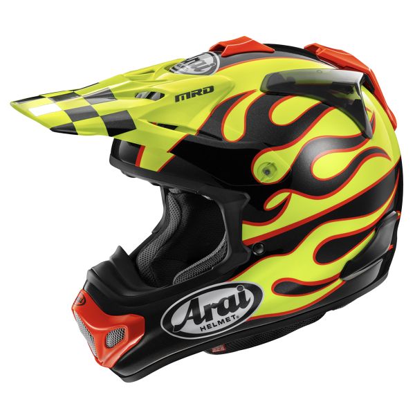 Cross Arai MX-V Evo Flame Yellow