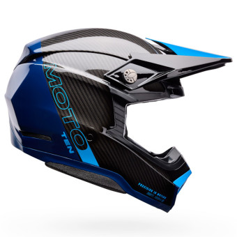 Bell Moto-10 Spherical Strike Blue