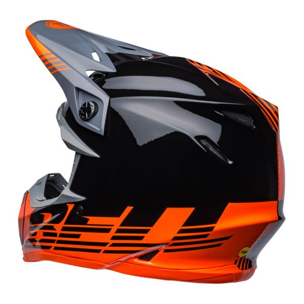 Casco Moto Bell Moto-9 Mips Louver Black Orange in Stock | iCasque.it
