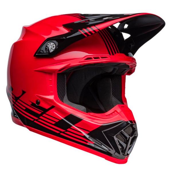 Bell Moto-9 Mips Louver Black Red