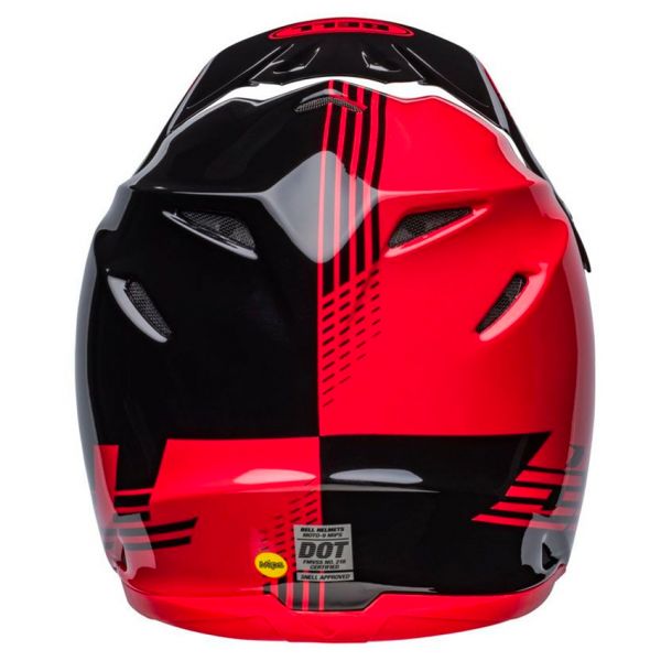 Bell Moto-9 Mips Louver Black Red