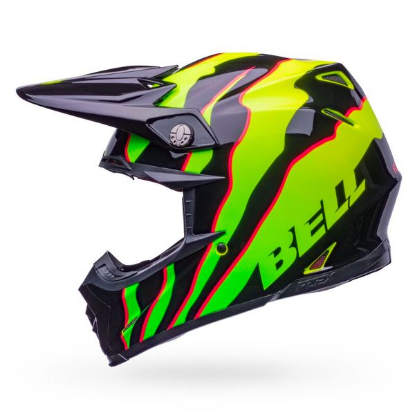 Bell Moto-9S Flex Claw Black Green