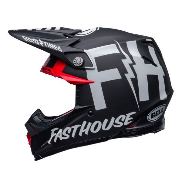 Bell Moto-9S Flex Fasthouse Tribe Matt Black White