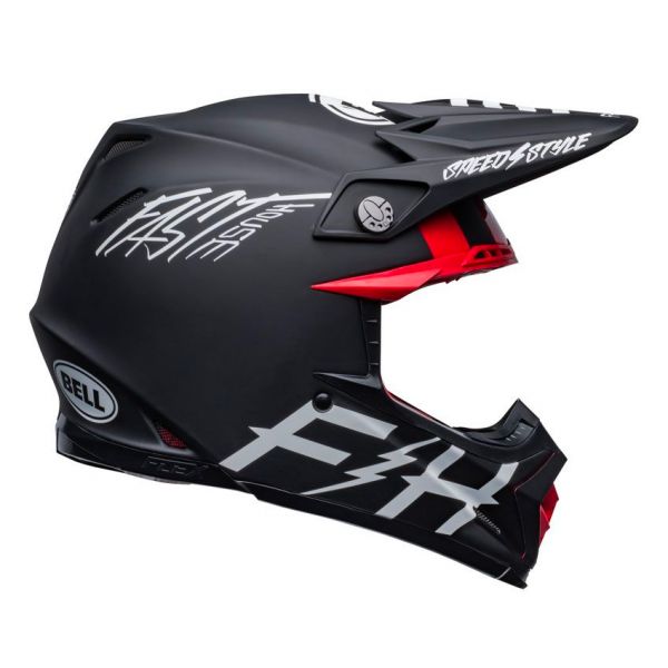 Bell Moto-9S Flex Fasthouse Tribe Matt Black White
