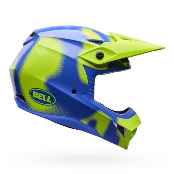 Bell MX-10 Mips Camo Fluorescent Yellow