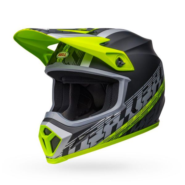 Bell MX-9 Mips Offset Matt Black Hi-Viz Yellow