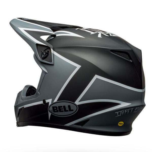 Bell MX-9 Mips Twitch Matt Black Grey