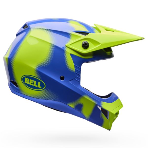 Bell Youth MX-10 Mips Camo Fluorescent Yellow