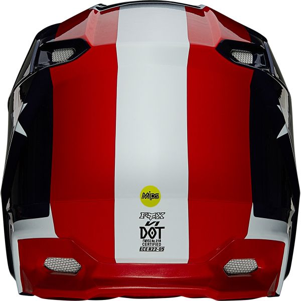 FOX V1 Ultra White Red Blue