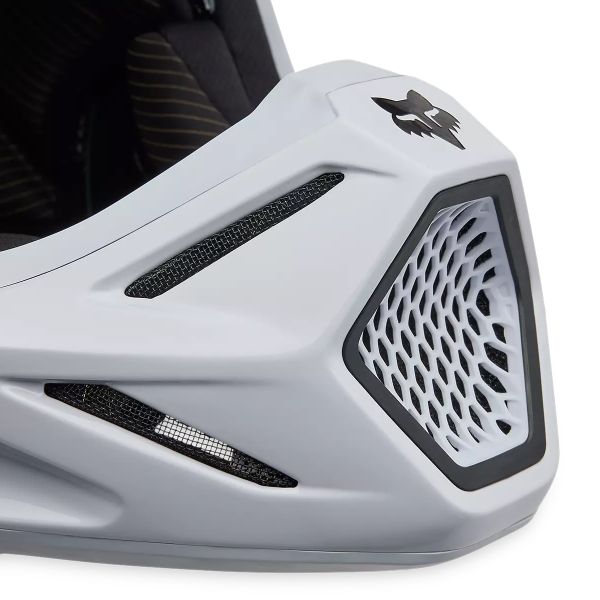 FOX V3 RS Carbon Solid White