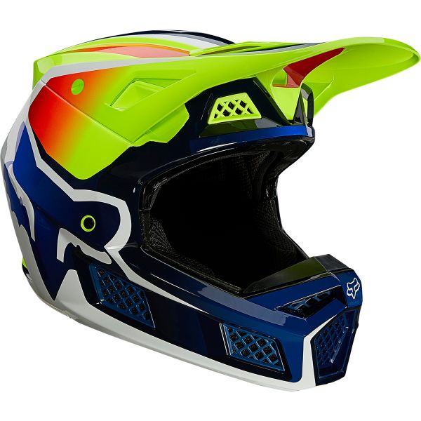 Casco Moto FOX V3 RS Wired Fluo Yellow pronto per l'invio | iCasque.it