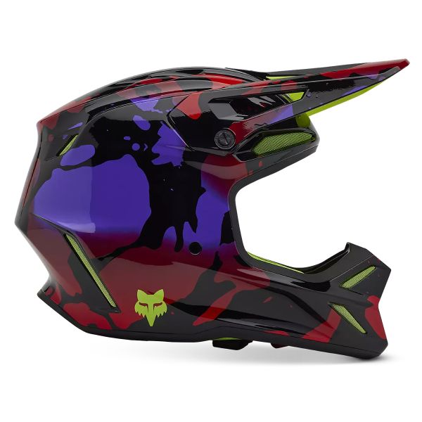 FOX V3 Throttle Fluo Yellow