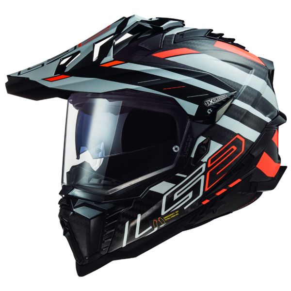 Cross LS2 Explorer C Edge Black Fluo Orange MX701 Cross LS2 Explorer C Edge Black Fluo Orange MX701
